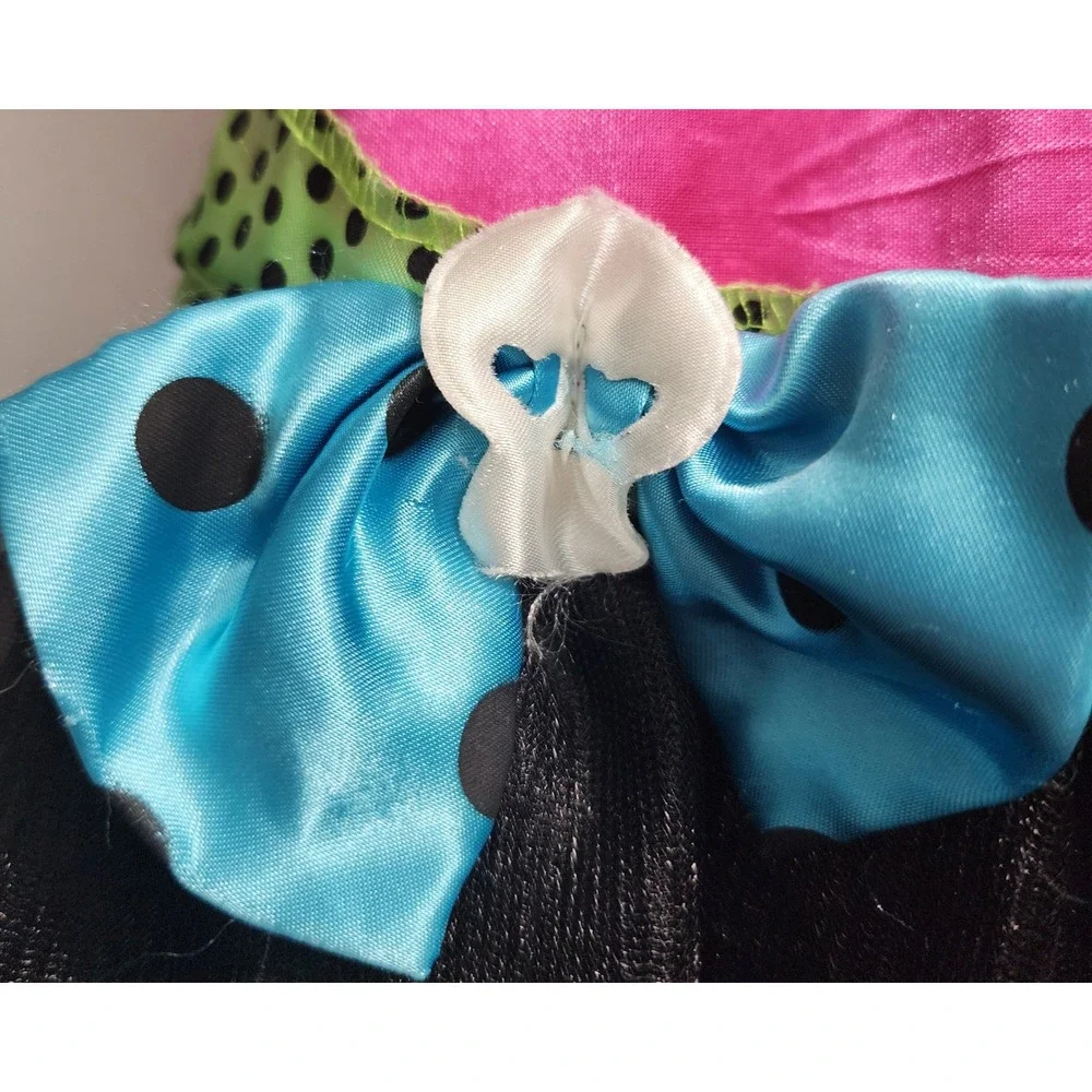 Kids Day of the Dead Sugar‎ Skull Dress Tutu Costume Pink Black